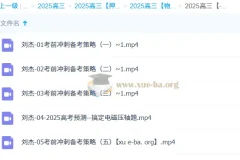 刘杰 2025高三高考物理 冲刺班