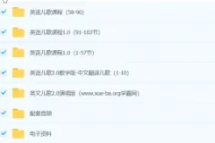 【毛毛虫】李洁英语儿歌教学+磨耳朵课程