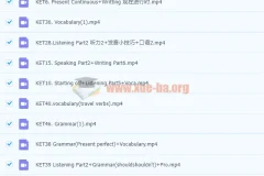 【完】米粒妈ket精讲