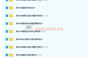 陆巍巍生物高一生物必修2预习领先班（人教版）