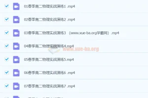 2024高二物理 刘纹岩物理 春季班