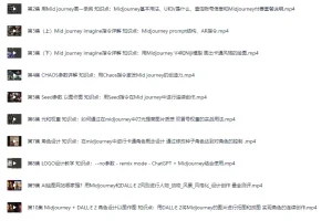 Midjourney入门到精通 AI绘图作画教学