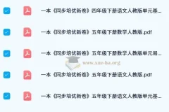 一本小学同步培优新卷