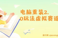 电脑重装2.0玩法虚拟赛道，长期蓝海项目 一单29.9不等,月入过万,小白可操作