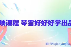 剪映课程 琴雪好好好学出品