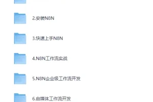 《N8NAI自动化大师课：从零构建企业级工作流》[MP4]