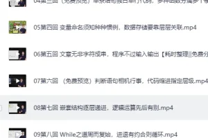 《换个视角学Python 基础到提高 精品课程》学会Python 随便爬爬爬[MP4]