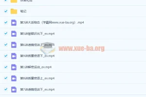 李雪东 2020暑 初二物理暑假精英班 9讲带讲义完结