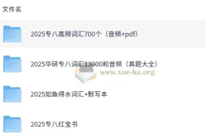 2025 大学英语 专八词汇专题资料