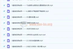 高一物理 大招视频救命包 必修一基础篇