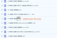 2023高一语文 罗斐然尖端班暑假班23讲 秋季班更新22讲