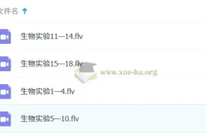 高中生物 实验视频大全