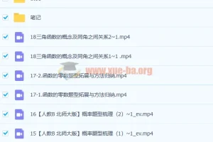 高中数学 2023年赵礼显数学 高一暑期班 秋季班更新34讲