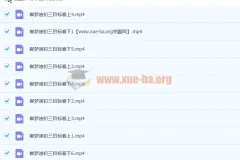 崔梦迪 2020学年 初三数学兴趣班暑秋寒春四套课程年卡完整版 42讲