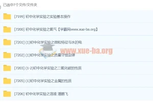 初中化学 化学实验专题