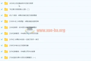 初中语文 专项视频合集