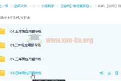 【完结】培优素养应用题专练