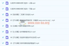 2024高三高考生物 万猛生物 二轮 寒假班