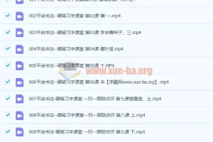 平说书法-硬笔习字-150集