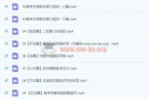 2024高三高考生物 万猛生物 二轮 寒假班