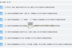 2024-2025中考数学-几何模型归纳训练（全国通用）