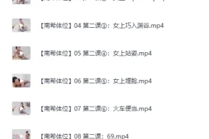 《罗南希 体位教程》美女老师亲自讲解[MP4]