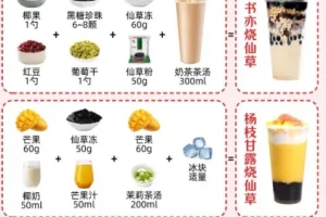 奶茶最新配方 奶茶店开店教程资料