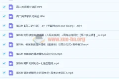 史心语 2021春 高二英语春季班 15讲带讲义完结