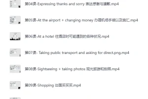 《顶级外教实用口语课，让你的英语脱口而出》（完结）[MP4][1.8G]