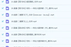 2024高三高考化学 康冲化学 二轮精讲 A班春季班