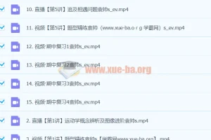 2024高一物理 袁帅物理 S秋季班