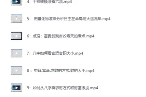 《刁吉祥八字初中高级课程 易经风水课程》[MP4]