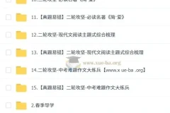 2025 段微微 初三语文 中考语文培训班 春上·全国版·A+