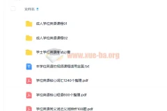 大学英语 成人函授+自考学士学位英语课程[适用于全国] 19.7G视频教程