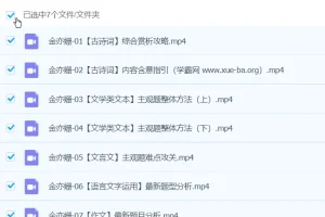 金亦姗语文 2024高三高考语文春季班