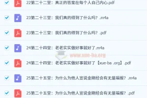 费勇讲33堂金刚经修心课【完结】