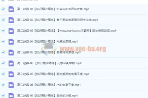 2024高二化学 赵晶 暑假班