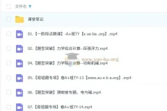 初三 中考物理 付雷 2024-2025 A+ 秋季班 寒假班 春季班