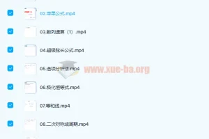 刘天麒高中数学大招课 七哥大招秀