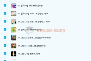 小学语文 芝麻 动漫语文小学二年级下册 33讲
