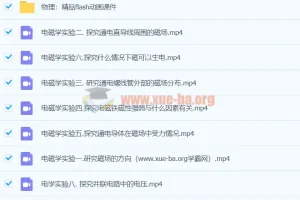 初中物理 实验视频 合集打包