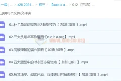 【完结】【2024中考】中考英语复习冲刺