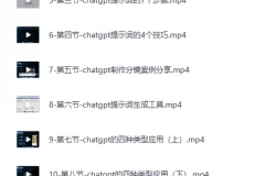 《万有影力-AIGC人工智能全能实操课》[MP4]