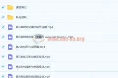 刘怀宇 2020暑 初三物理暑假班 9讲完结带讲义