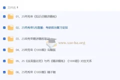 2025肖秀荣考研政治系列资源合集