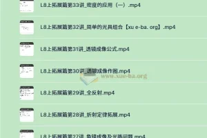 【胡小群物理】初中