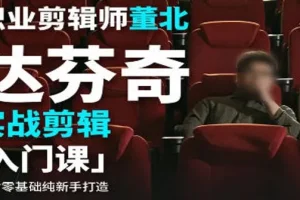 职业剪辑师董北：达芬奇实战剪辑入门课