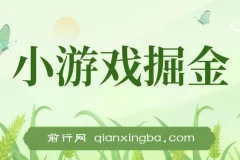 小游戏掘金，单机稳定50+，可多机，小白首选副业！