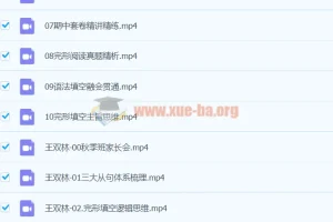 2024高三高考英语 王双林英语 一轮秋季班