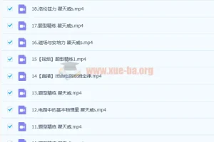 2023高二物理 蔺天威 s暑假班 更新19讲